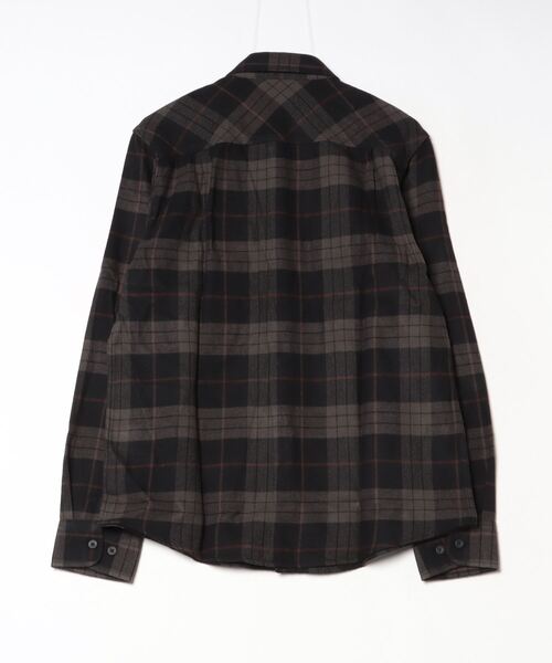 「BRIXTON」 長袖シャツ M ブラック メンズ_画像5