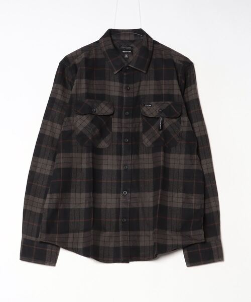 「BRIXTON」 長袖シャツ M ブラック メンズ_画像6