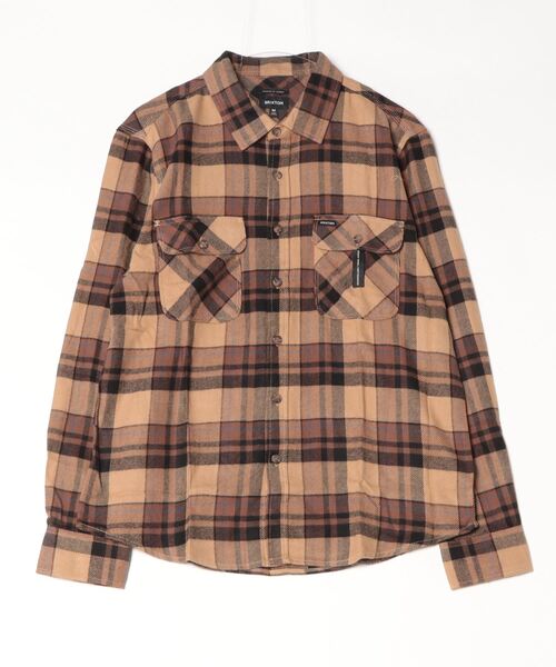 「BRIXTON」 長袖シャツ M ブラック メンズ_画像9