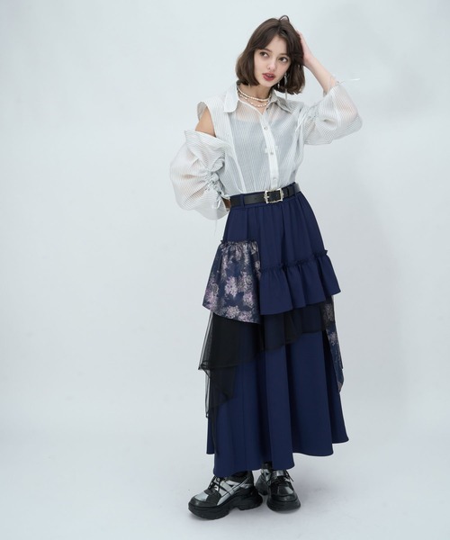 HARE（ハレ） ブラウス シャツ 「接触冷感/イージーケア」マルチWAY