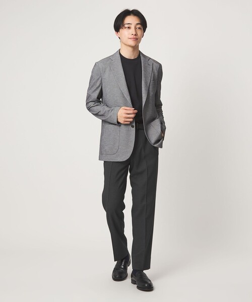 スラックス A+ COOL ポリエステル バーズアイ スタンダード アジャスター NP スラックス -ウォッシャブル・ストレッチ・接触冷感・吸水速乾-の画像