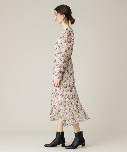 「LOULOU WILLOUGHBY」 長袖ワンピース 2 グリーン レディース_画像2