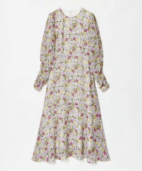 「LOULOU WILLOUGHBY」 長袖ワンピース 2 グリーン レディース_画像6
