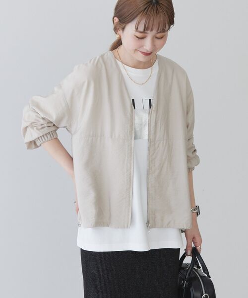 「AMERICAN HOLIC」 ブルゾン L チャコールグレー レディース_画像3