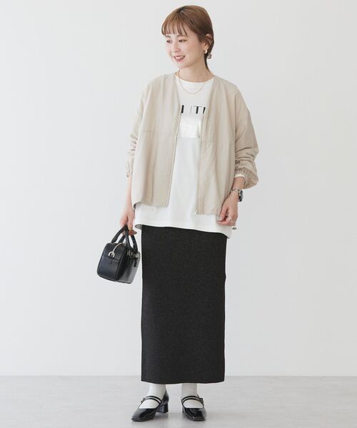 「AMERICAN HOLIC」 ブルゾン L チャコールグレー レディース_画像6