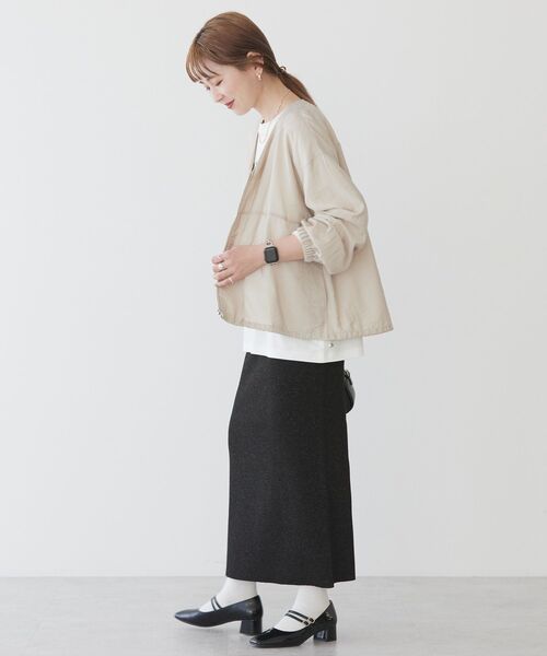 「AMERICAN HOLIC」 ブルゾン L チャコールグレー レディース_画像7