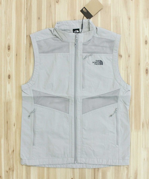 な*ち様 THE NORTH FACE ベスト M THE NORTH FACE（ザ ノースフェイス） ベスト M ライトグレー メンズ