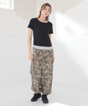 カーゴパンツ 迷彩柄カーゴパンツ レディースの詳細画像4