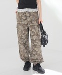カーゴパンツ 迷彩柄カーゴパンツ レディースの詳細画像5