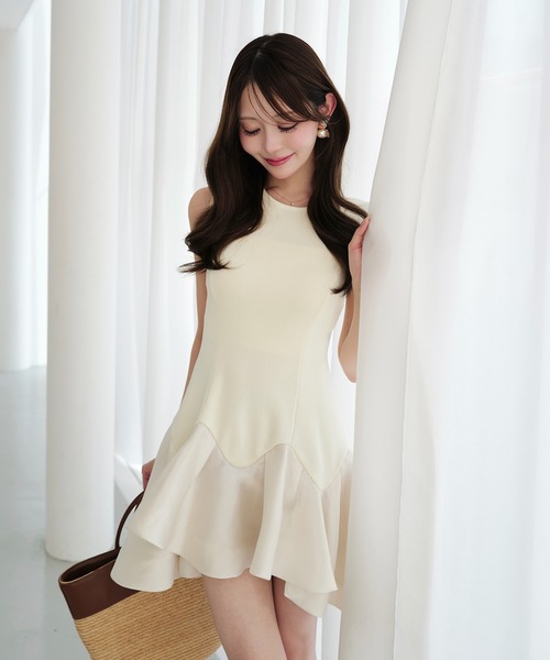 EIMY ISTOIRE（エイミーイストワール） ワンピース WAVY KNIT MINI