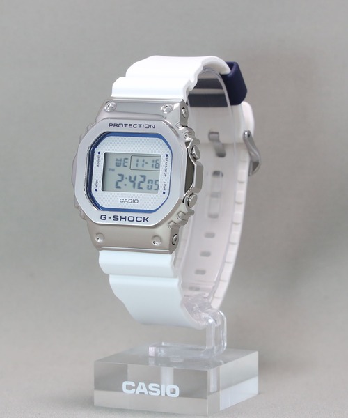 G-SHOCK デジタル腕時計 シルバー G-SHOCK 「G-SHOCK」 デジタル腕時計 FREE シルバー×ブルー メンズ