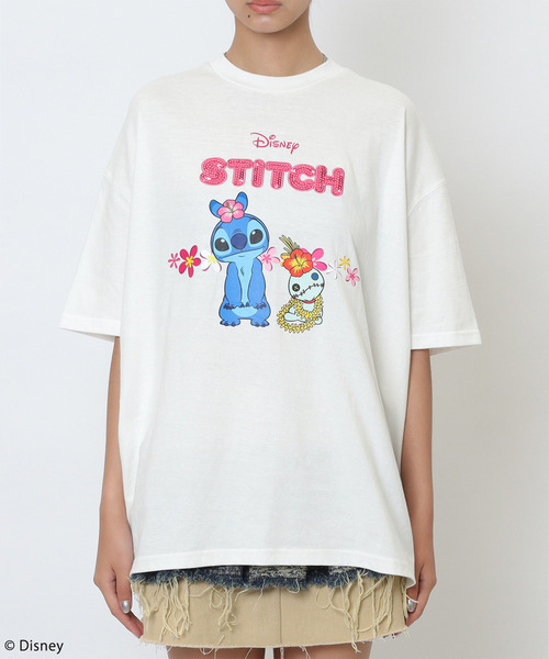 4GEEKs by SPIRALGIRL tシャツ 半袖 「Disney/ディズニー/スティッチ