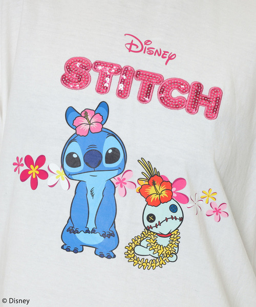 4GEEKs by SPIRALGIRL tシャツ 半袖 「Disney/ディズニー/スティッチ