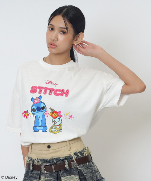 4GEEKs by SPIRALGIRL tシャツ 半袖 「Disney/ディズニー/スティッチ