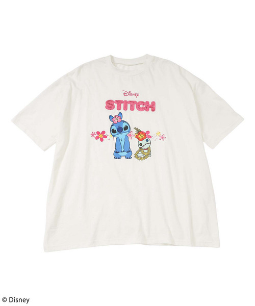4GEEKs by SPIRALGIRL tシャツ 半袖 「Disney/ディズニー/スティッチ