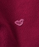 ブラウス シャツ フラワー・ハート刺繍半袖チュ...の詳細画像2
