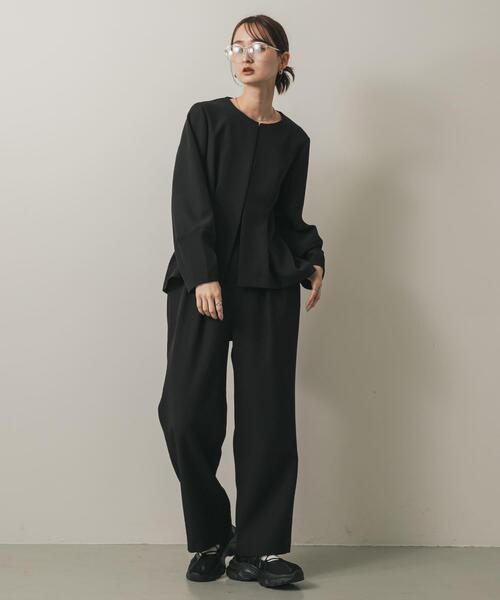 「SENSE OF PLACE by URBAN RESEARCH」 セットアップ MEDIUM ブラック レディース_画像3