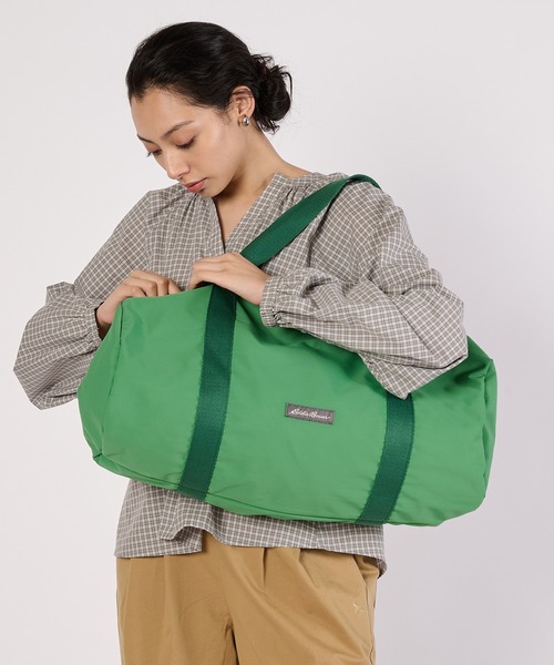  ドラムバッグ スポーツバッグ緑　三つ葉　70'S〜90'S 平成 Eddie Bauer（エディーバウアー） スポーツバッグ ドラム ジムバッグ