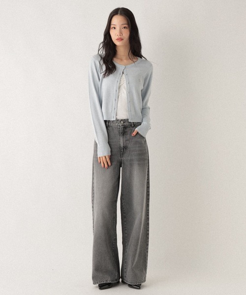 「Heather」 デニムパンツ S ブルー レディース_画像8