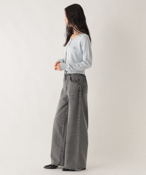 「Heather」 デニムパンツ S ブルー レディース_画像9