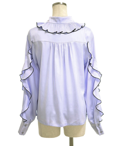 lissi boutique ブラウス lissi Boutique（リージーブティック） シャツ ブラウス 襟袖フリル