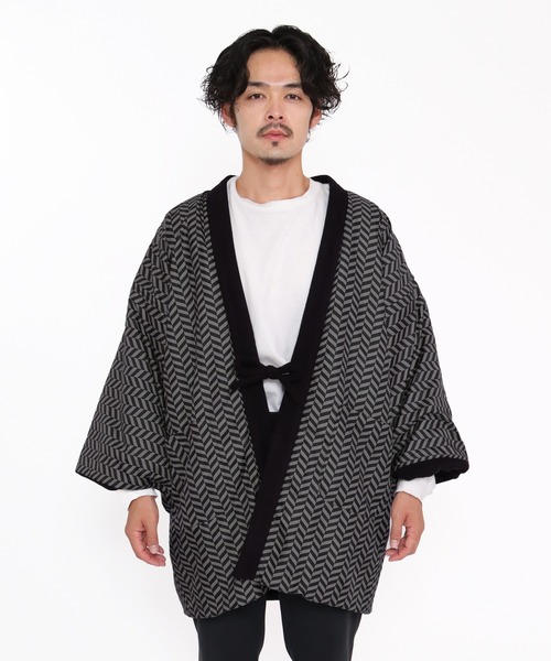 KYOETSU（京越） コート ジャケット リバーシブルフリース半纏 メンズ