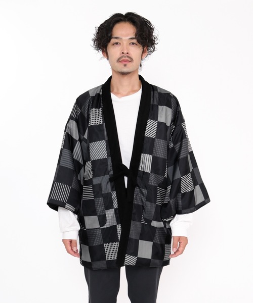 KYOETSU（京越） コート ジャケット リバーシブルフリース半纏 メンズ