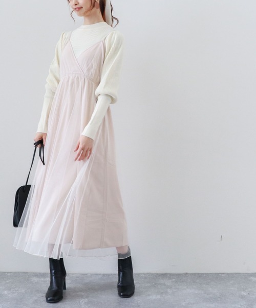 ワンピース ニットワンピース チュールキャミワンピースset Zozotown Paypayモール店 通販 Paypayモール