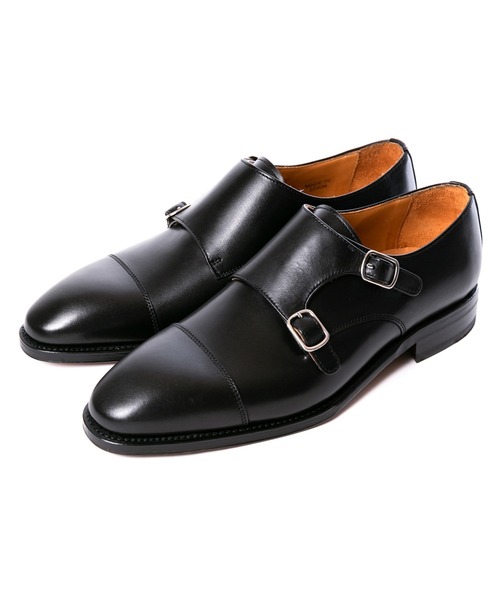 【極美品】◾️Berwick バーウィック◾️ダブルモンク◾️レザーソール◾️本革 Berwick 1707 ビジネスシューズ バーウィック ダブルモンク 5212