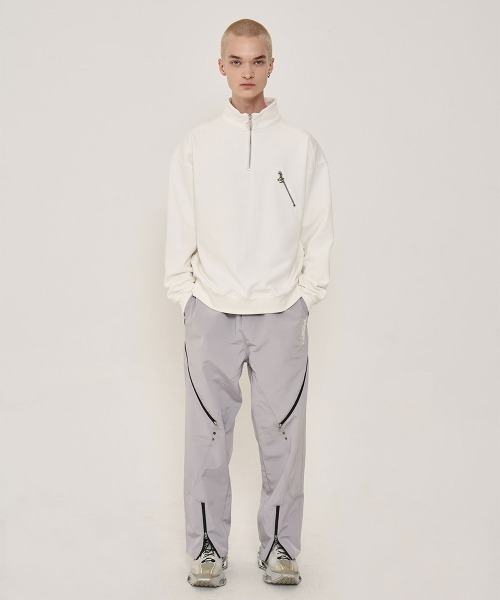 OY トレーナー スウェット 「OY/オーワイ」LOGO ZIPPER POLA MTM