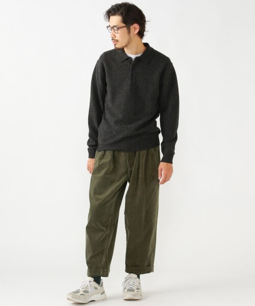 ビームスプラス ニット長袖ポロシャツ 3色セット BEAMS MEN｜BEAMS PLUS / 14ゲージ ピケ ニット ポロシャツ | Rakuten