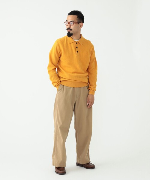 BEAMS PLUS ポロシャツ サマーニット ニットセーター ビームスプラス BEAMS+（ビームスプラス） ポロシャツ Knit Polo 12G メンズ