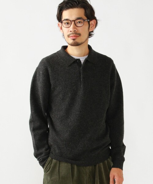 BEAMS+（ビームスプラス） ポロシャツ BEAMS PLUS / 9ゲージ ニット