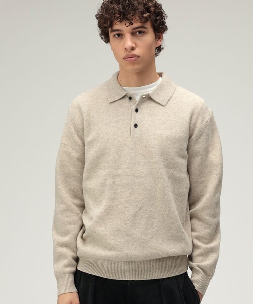 BEAMS+（ビームスプラス） ポロシャツ BEAMS PLUS / 9ゲージ ニット