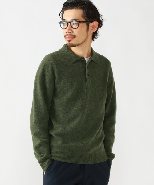 BEAMS+（ビームスプラス） ポロシャツ BEAMS PLUS / 9ゲージ ニット