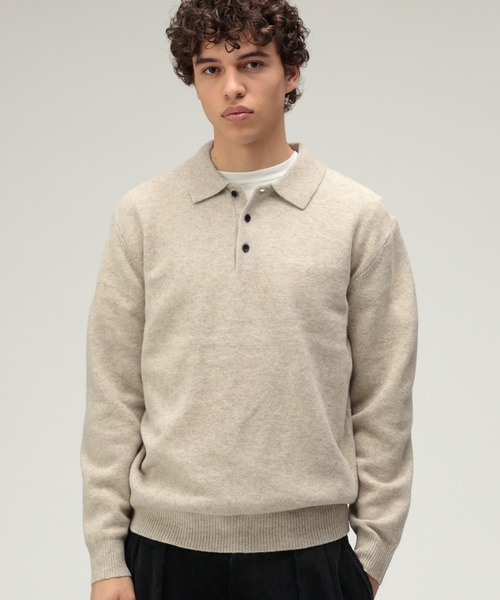 BEAMS+（ビームスプラス） ポロシャツ BEAMS PLUS / 9ゲージ ニット