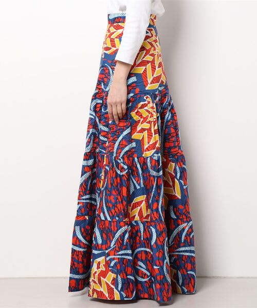 Desigual × Stella Jean ロングスカート M新品 Desigual スカート レディース Stella Jean マルチポジション