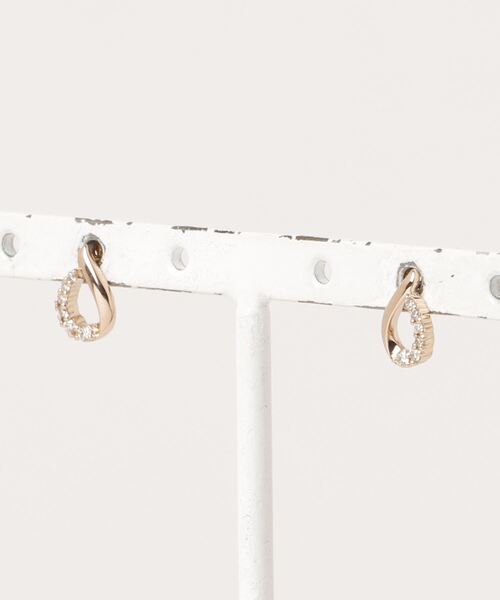 □【4℃】ヨンドシー K18 ピアス 4℃（ヨンドシー） ピアス K18ピンクゴールド ピアス レディース