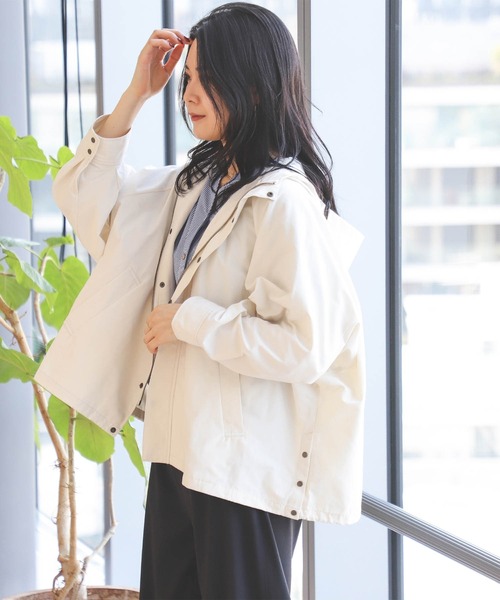 BEAMS HEART ブルゾン アウター ポンチョ風 レディース