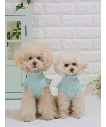 TONE（トネ） 犬 服 「poteco」「再入荷」「大人気」フリルリブタンク