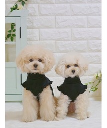 TONE（トネ） 犬 服 「poteco」「再入荷」「大人気」フリルリブタンク