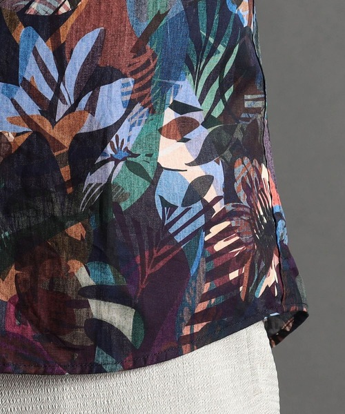 MONSIEUR NICOLE（ムッシュニコル） シャツ 「ex/tra」ボタニカル