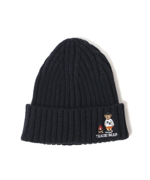 入手困難 メガバス ニットキャップ KNIT CAP ロゴ 鬼手仏心 ito BEAMS HEART（ビームス ハート）タキビ ベアー ニット キャップ