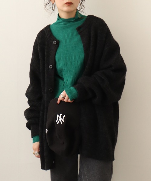 ニット セーター chiaro シャーリングニット レディース
