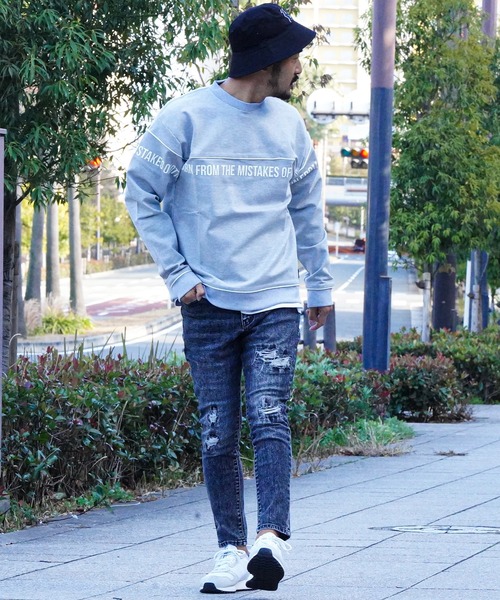 adamsJUGGLER（アダムスジャグラー） ジーンズ ケミカルブラックデニム