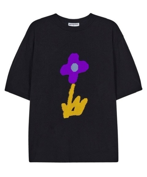 MISTERCHILD tシャツ 「MISTER CHILD」FLOWER KNIT T SHIRTS