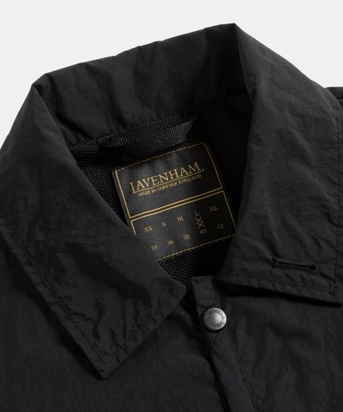 DENHAM ブラック ナイロンジャケット Denham(デンハム) ナイロンジップジャケット 2114213 ブラック サイズ