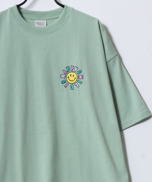 オーバーサイズ・スマイルTシャツ SMILEY FACE tシャツ FACE/スマイリーフェイス オーバーサイズ