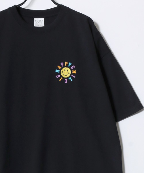 オーバーサイズ・スマイルTシャツ SMILEY FACE tシャツ FACE/スマイリーフェイス オーバーサイズ