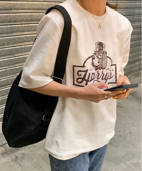 tシャツ ヴィンテージロゴT レディース tシャツ ヴィンテージ ロゴ プリント Tシャツ レディース